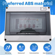 3 Way Garage Caravan Consumer Unit 63A 30mA RCD 3MCB 6A+16A+32A 230/400V