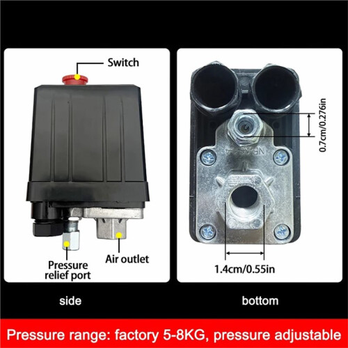 Air Compressor Pressure  Single Hole Pump Bracket Assembly