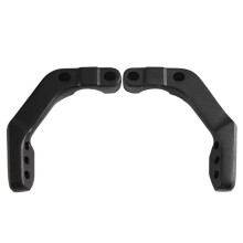 Motorcycle Handguard Support Bracket Mount 22mm Handlebar Tube Caps Handlebar Guard Clamp Universal Black