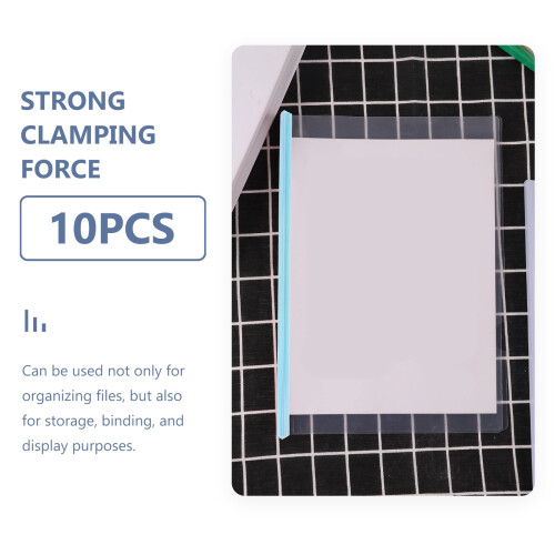 NICEXMAS Plastic Slide Book Binders 10 pcs 1