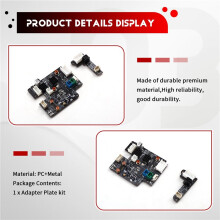Adapter Plate for QIDI Plus4 Adapter Plate Front / Rear / Cable for QIDI Tech Plus4 3D Printer Accessories