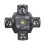 1set Stage Effect Light,  Four Arm Laser Light, Bar Disco Effect, Flash, Rotating  Light, LED EU Plug 3