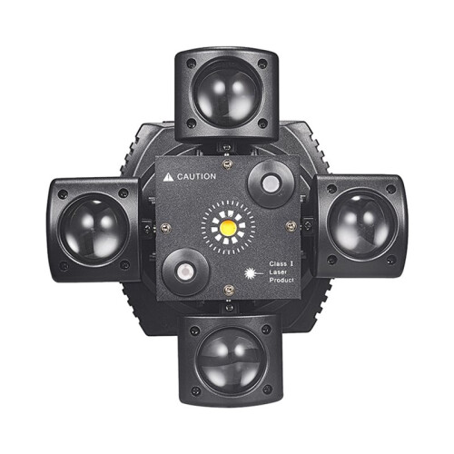 1set Stage Effect Light,  Four Arm Laser Light, Bar Disco Effect, Flash, Rotating  Light, LED EU Plug 2