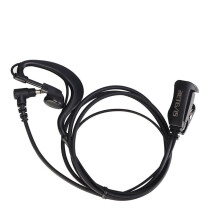 Retevis EEY002 Earhook Earpiece 3.5mm Single Needle Earphone with PTT Microphone for RT22P/RT622P/B3H/B63H