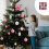Hot Pink Christmas Ornaments Set 40PC Various Shapes 5