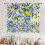 Yellow Lemon Kitchen Curtains Vintage Retro Fruit Pattern 3