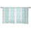 Sheer Curtains Modern Leaf Pattern 52x45 Inch Light 7
