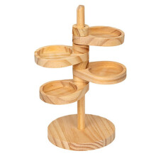 1 Support de Rangement en Bois Massif pour Clés, Rangement Décoratif pour Table, Peut Contenir des Bijoux et des Objets Décoratifs. A