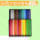 Triangular Plastic Crayons Non-Toxic Washable 36 Colors 6
