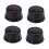 Guitar Knobs Brown 6mm Shaft 4 Pieces 2