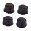 Guitar Knobs Brown 6mm Shaft 4 Pieces 4