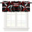 Geometric Circle Red Curtains for Living Room Kitchen 2