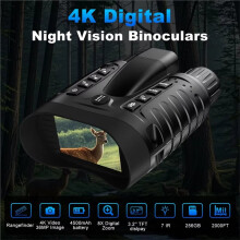 Rangefinder Built-in 3.2 Inch Screen 4K Digital Night Vision Binoculars Infrared 8x Zoom 4 Color Effect Camera