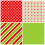 Christmas Scrapbook Paper Pack Green Red Double-Sided 24 2