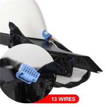 Car Side Rearview Mirror Assembly 13 Pin Power Fold Heated Rearview Mirror for Model 3 2017-2023 Left