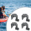 Pontoon Boat Square Rail Fender Clips ABS 4 Pack 6