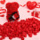 Red Foam Rose Stems Simulated Floral 100 pcs 3