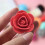 Red Foam Rose Stems Simulated Floral 100 pcs 4