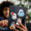 Ghost Stickers Vinyl Waterproof Candy Bags 50 Pc 4