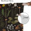 Mushroom Forest Moth Curtains Retro Cartoon Pattern 84x84 in 6
