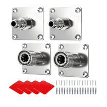 4 Pack Foam Cannon Holder, Pressure Washer Holder, 1/4" Quick Connect Automatic Foam Cannon Mount