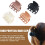 Small Hair Claw Clip for High Ponytail with Double Row Teeth 4