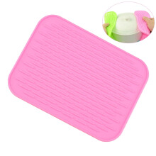 Silicone Table Mat Non-slip Heat Insulating Hot Pad Pink