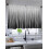 Sheer Curtains Black Wave Gradient on White 52x45 Inch 5