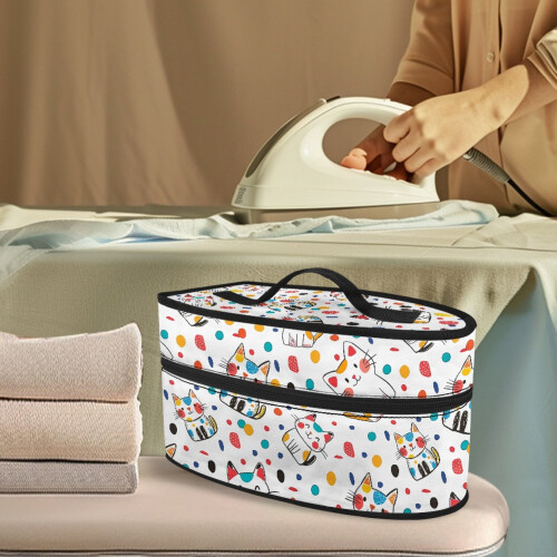 Lightweight Cats Pattern Steamer Storage Case 1