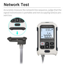 Optische Power Meter+Visual Fault Locator 15Mw en RJ45 Kabel Tracker Aangedreven 3In1 Glasvezel Licht Tester+OPM VFL RJ45