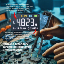 ZOYI Meter, Meter Tweezer , Digital Multimeter Tester with OLED Display, Tester for Resistor, Capacitor, Inductance
