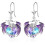 Dragon Earrings Sterling Silver Drop with Crystal 6