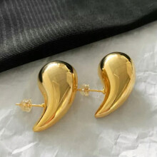 Waterdrop Earrings Silver Stud Drop Earrings for Women Gold