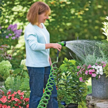 Flexible Car Washing Magic Hose Garden EVA Spring Tube Expandable Watergun Hose for Flower Lawn Watering 1 Pcs