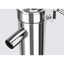 Suction Pump, Stainless Steel Manual Water Jet Pump Domestic Well Hand Shake Suction Pump Groundwater for Home Garden
