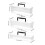 Plastic Storage Box Transparent Portable 1 Pack 4