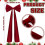Christmas Satin Bow Red Velvet 5.9 Ft 8