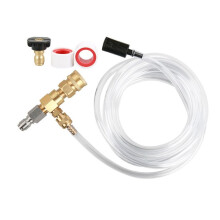 Injecteur en Aval pour Nettoyeur Haute Pression, Kit D'Injecteur Chimique pour Nettoyeur Haute Pression, Injecteur de Savon, Raccord Rapide 3/8 Po.