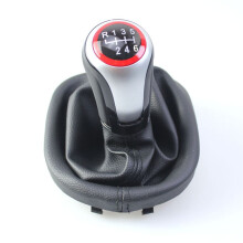 For 2003-2010 for CADDY II MK2 2004-2009 Gear Shift Knob MT 6 Speed with Gaiter Boot Cover Car Styling