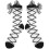 Women Mesh Socks Polyester Glass Fiber Bow Shape 1 Pair 1