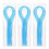 Dental Cleaning Floss Threaders Blue 150 Pieces 7