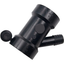 60519 Dishwasher and Condensate ABS Glue-in Drain WYE 1-1/2 Inch X 1-1/2 Inch X 3/4 Inch