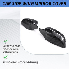 Cubierta de Espejo Retrovisor Lateral de Coche para  Serie 3 5 7 8 G20 G21 G28 320d 330e 330i G30 G38 G11 G12 G15 G16 LHD, Fibra de Carbono