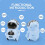 Mini Pocket Robot with Voice, Singing, Dancing, and 3