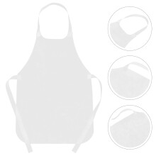 Kids Aprons for Toddlers Painting Smock White 10 Pcs