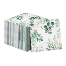 Serviettes de Table en Eucalyptus, Pratiques pour la Salle de Bain, Décoration pour Invités, pour Banquet, Fête, Mariage, Dîner.