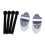 Motorcycle Handlebar Riser Extension Clamp 22mm 3