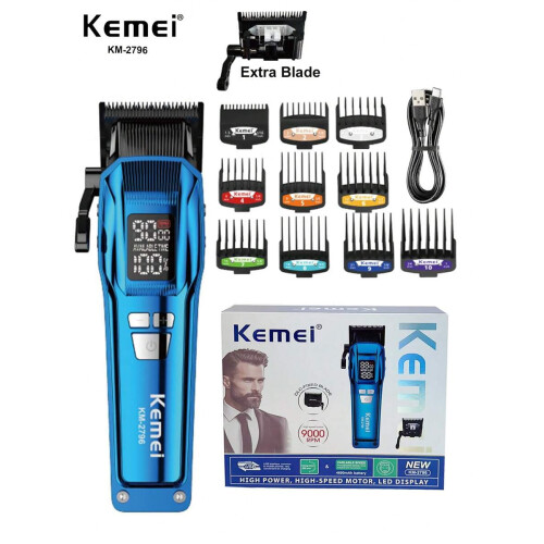 KM-2796 Hair Clipper Professional Adjustable High-Speed