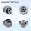 611475 Dishwasher Upper Lower Disrack Wheel Assembly Replacement for  Dishrack Upper Lower Replace 6