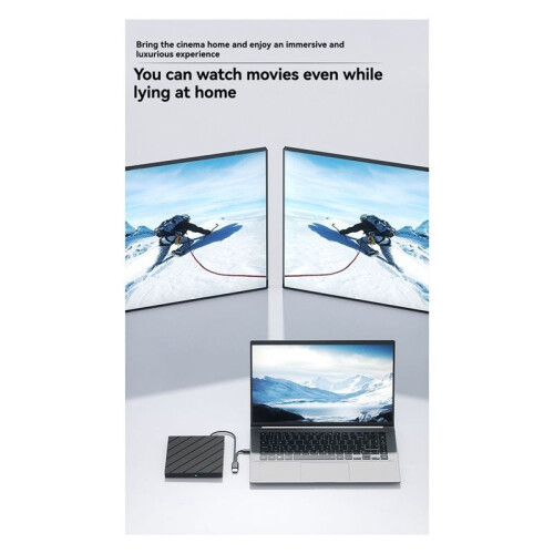 USB 3.0 External CD DVD Reader CD/DVD Drive Burner Reader External DVD CD Drive Burner Reader for PC Laptop Desktop